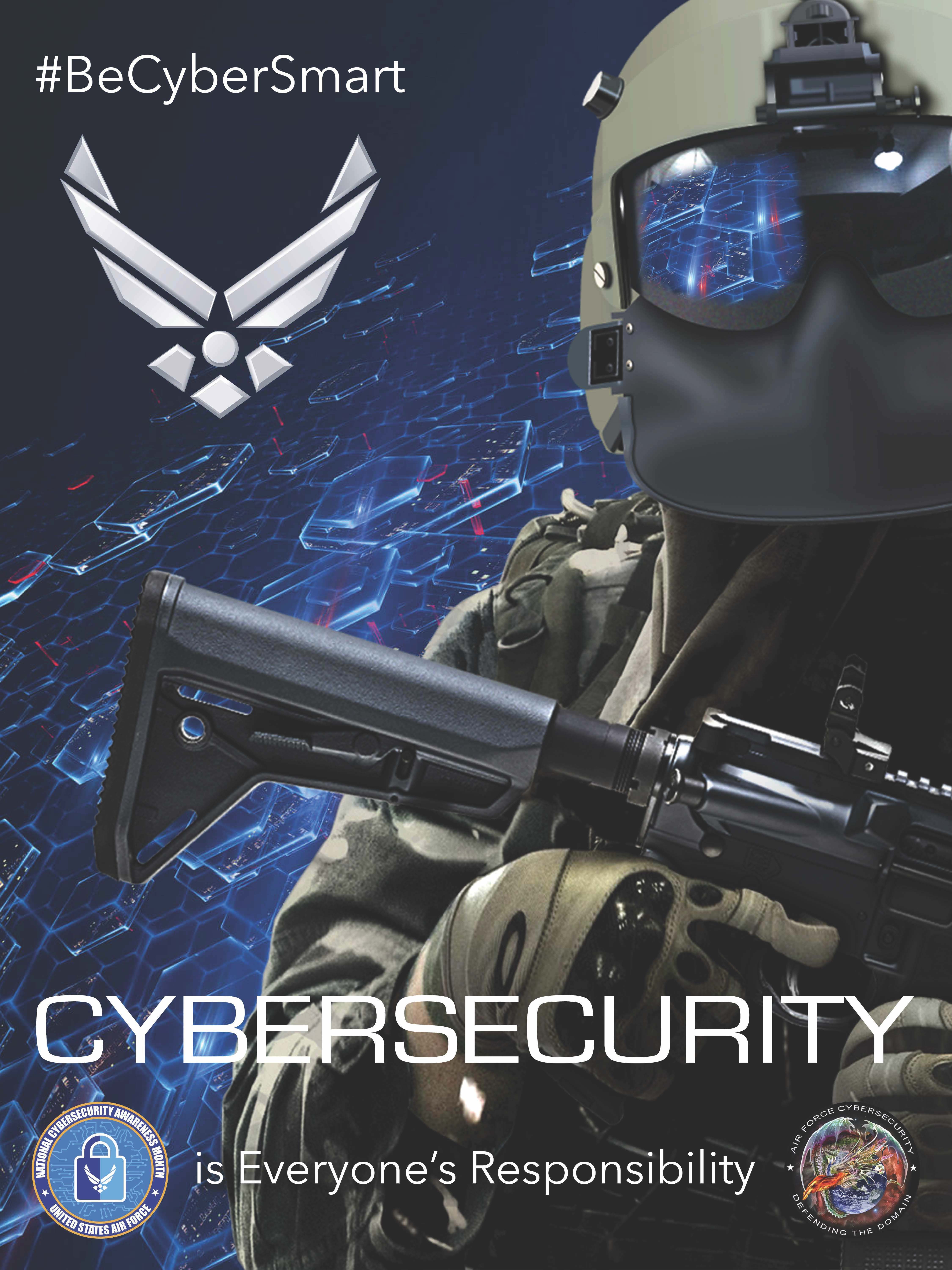 National cybersecurity awareness warrior poster 2019